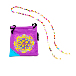 Corrente para óculos multicolor